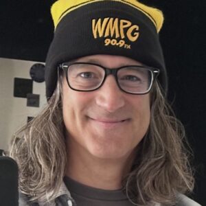 Midnight Mike in a WMPG beanie
