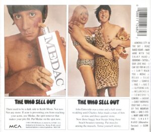 Back cover of The Who Sell Out by The Who