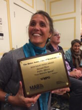 Kate Manahan winner at 2019 Maine Association of Broadcasters Awards