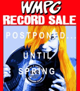 WMPG Record/CD sale postponed until spring due to covid