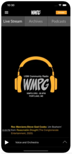 iphone with WMPG app