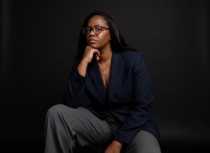 A portrait of E. Brookins