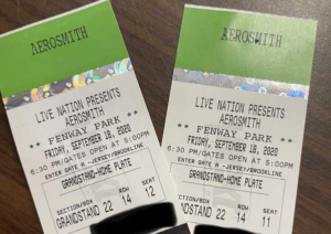 Aerosmith @ Fenway Park tickets to support WMPG!