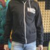 WMPG Black Zip up Hoodie Front