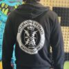 WMPG Black Zip up Hoodie Back