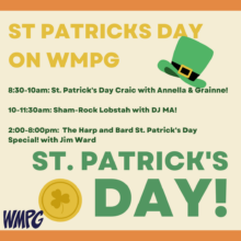 St Paddys Day on WMPG