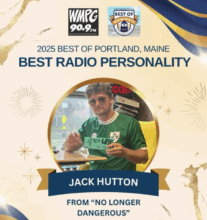 Jack Hutton nominated for Radio Personality at the Old Port Awards