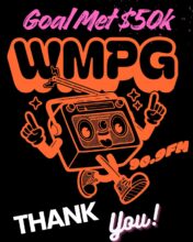 flyer showing wmpg begathon goal met