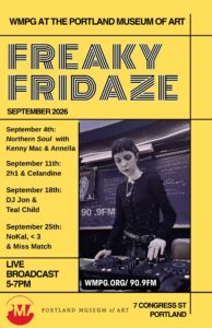 Flyer for pma freaky fridaze